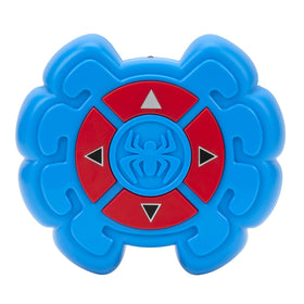 Jazwares Web Crawler remote control enables four-direction navigation for simple play.
