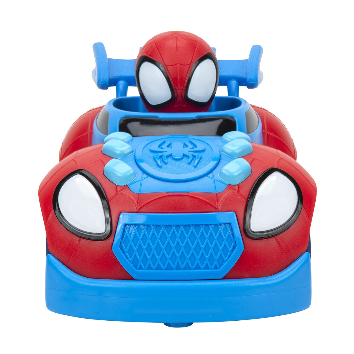 Jazwares Marvel Spidey Web Crawler top view shows compact, kid-friendly design.