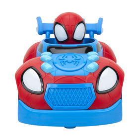 Jazwares Marvel Spidey Web Crawler top view shows compact, kid-friendly design.