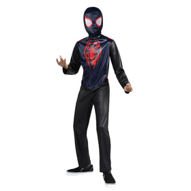 Jazwares Miles Morales fabric mask provides comfortable concealing for hours of play.