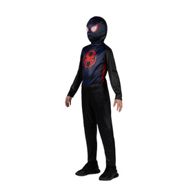 Miles Morales front torso and shoulder print enhances an authentic Spider-Verse cosplay.