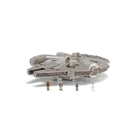 Jazwares Millennium Falcon 9-inch assault class vehicle, authentic scale for display and imaginative play.