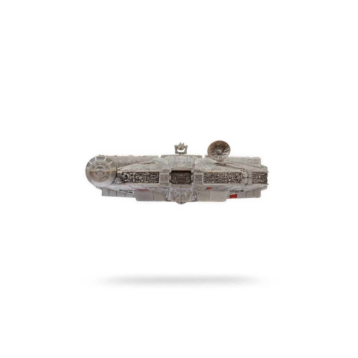 Jazwares Millennium Falcon rotating cannons add dynamic battle-ready visuals.