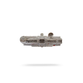 Jazwares Millennium Falcon rotating cannons add dynamic battle-ready visuals.