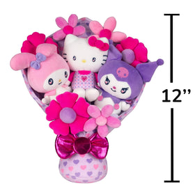 Jazwares My Melody plush close-up features charming character details for collectors.
