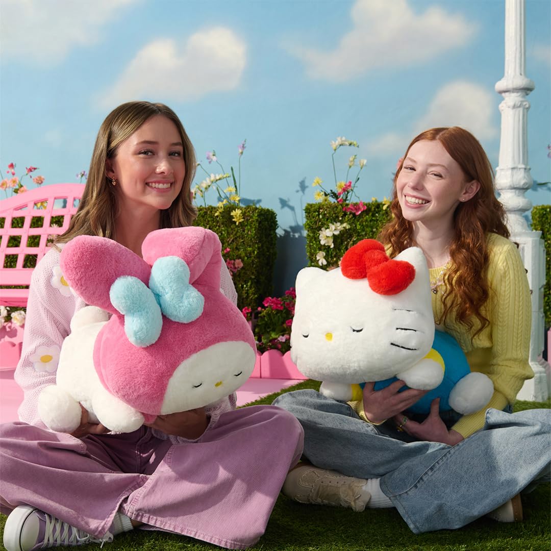 Official Sanrio-licensed Jazwares My Melody plush for Hello Kitty fans.