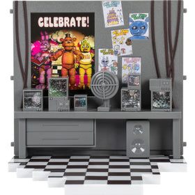 Jazwares Office Diorama Expandable lets you build a larger scene with others.