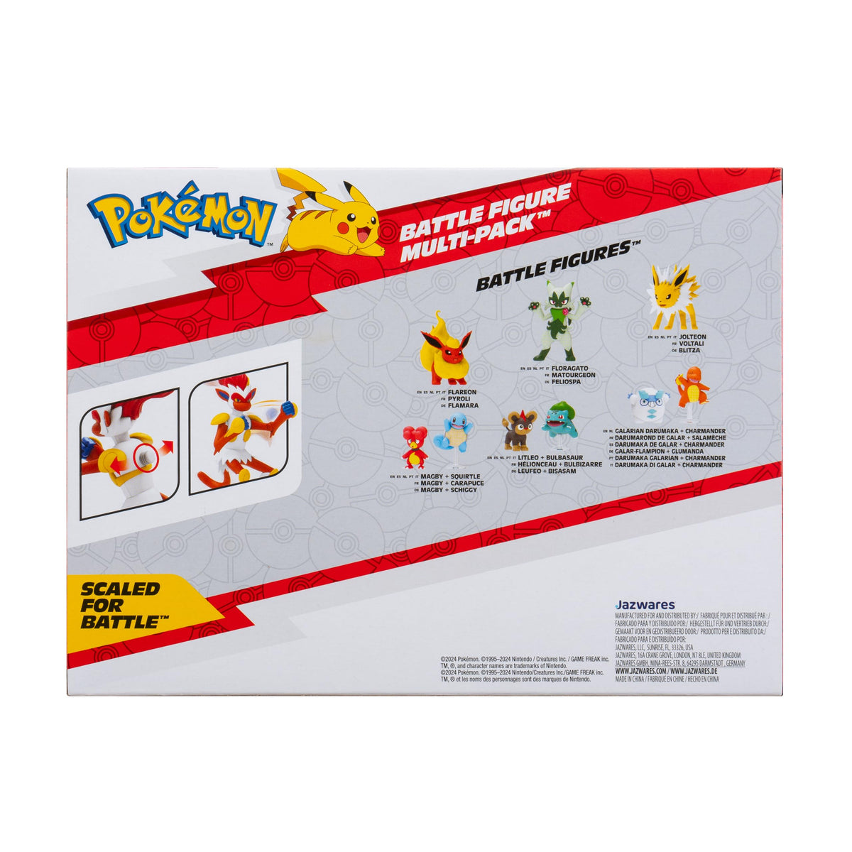Clip N Go Poké Ball Carry Case Playset enables portable battles.