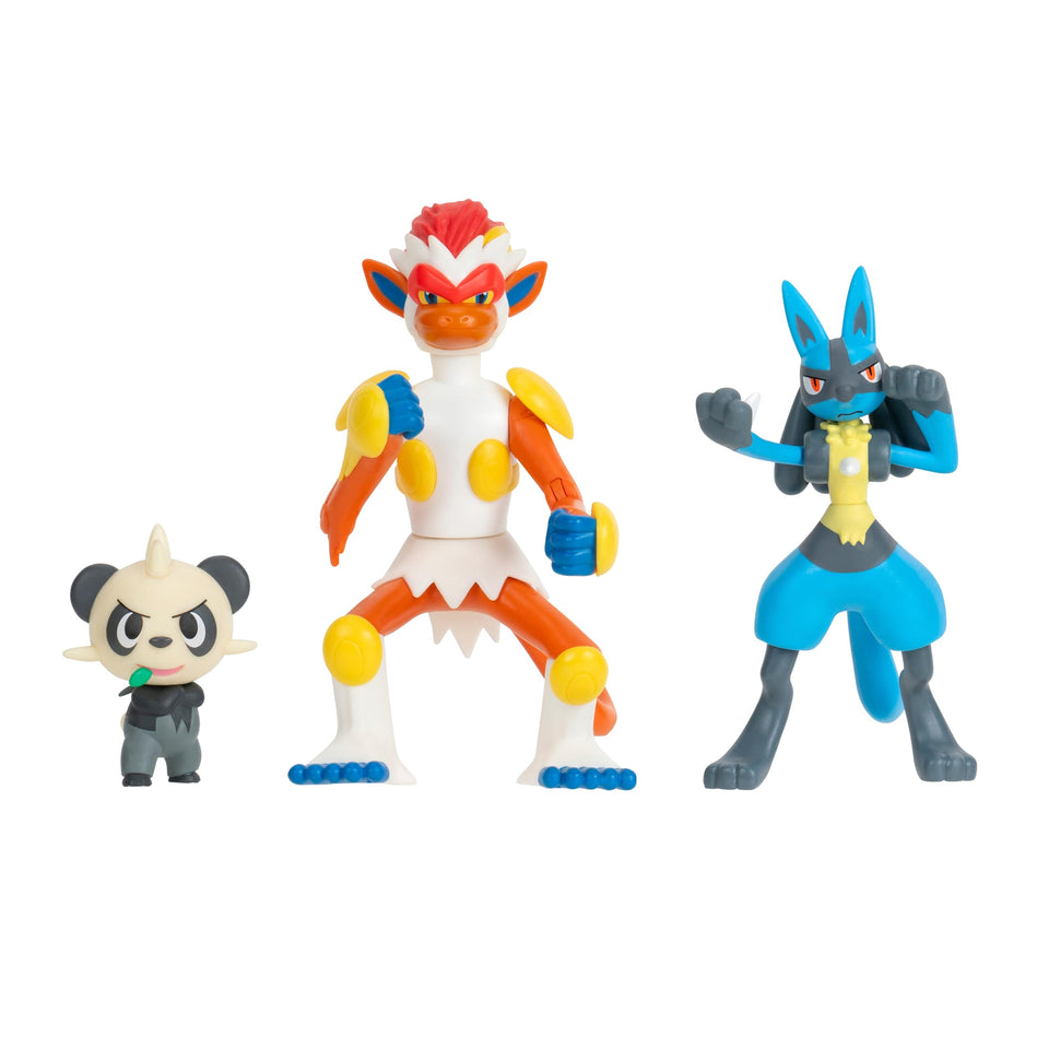 Jazwares Pokemon Pancham 2-inch figure ready for quick battles.