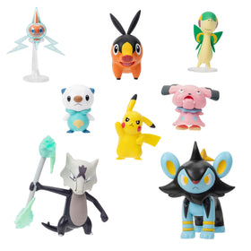 Jazwares Pokemon Battle Figure 8 Pack Pikachu 2-inch ready for action and battles
