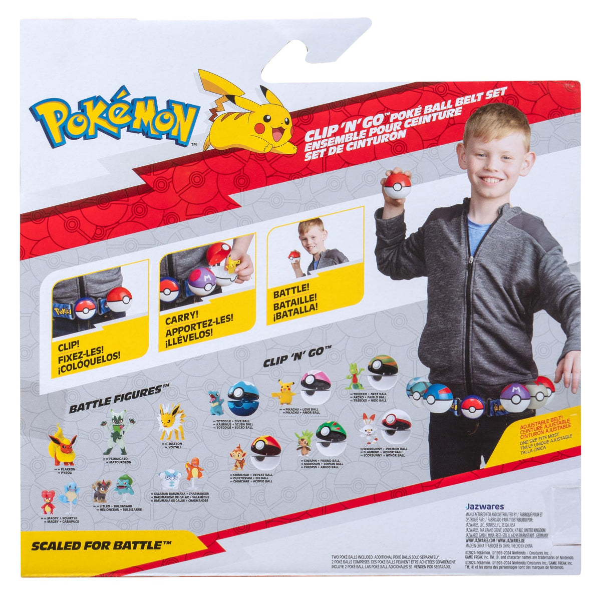 Contents include Ultra Ball, Lure Ball, and Charmander figure for versatile play