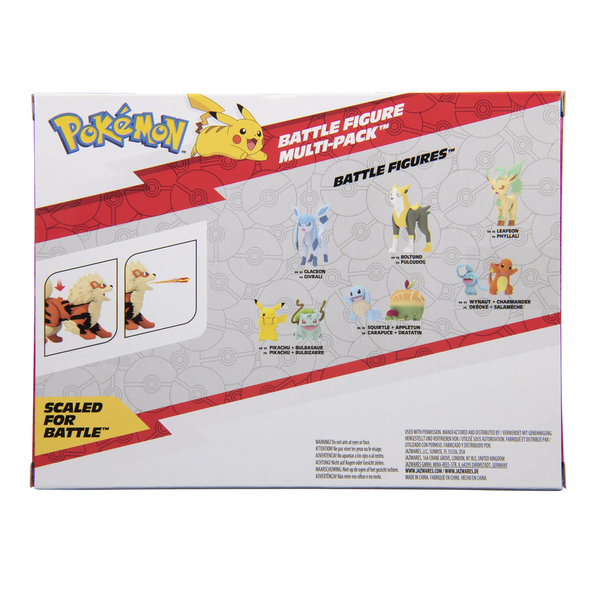 Jazwares gift-ready Pokémon figures ideal for fans and collectors.