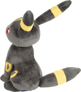 Jazwares Espeon Umbreon plush detail shot emphasizes stitching and softness.