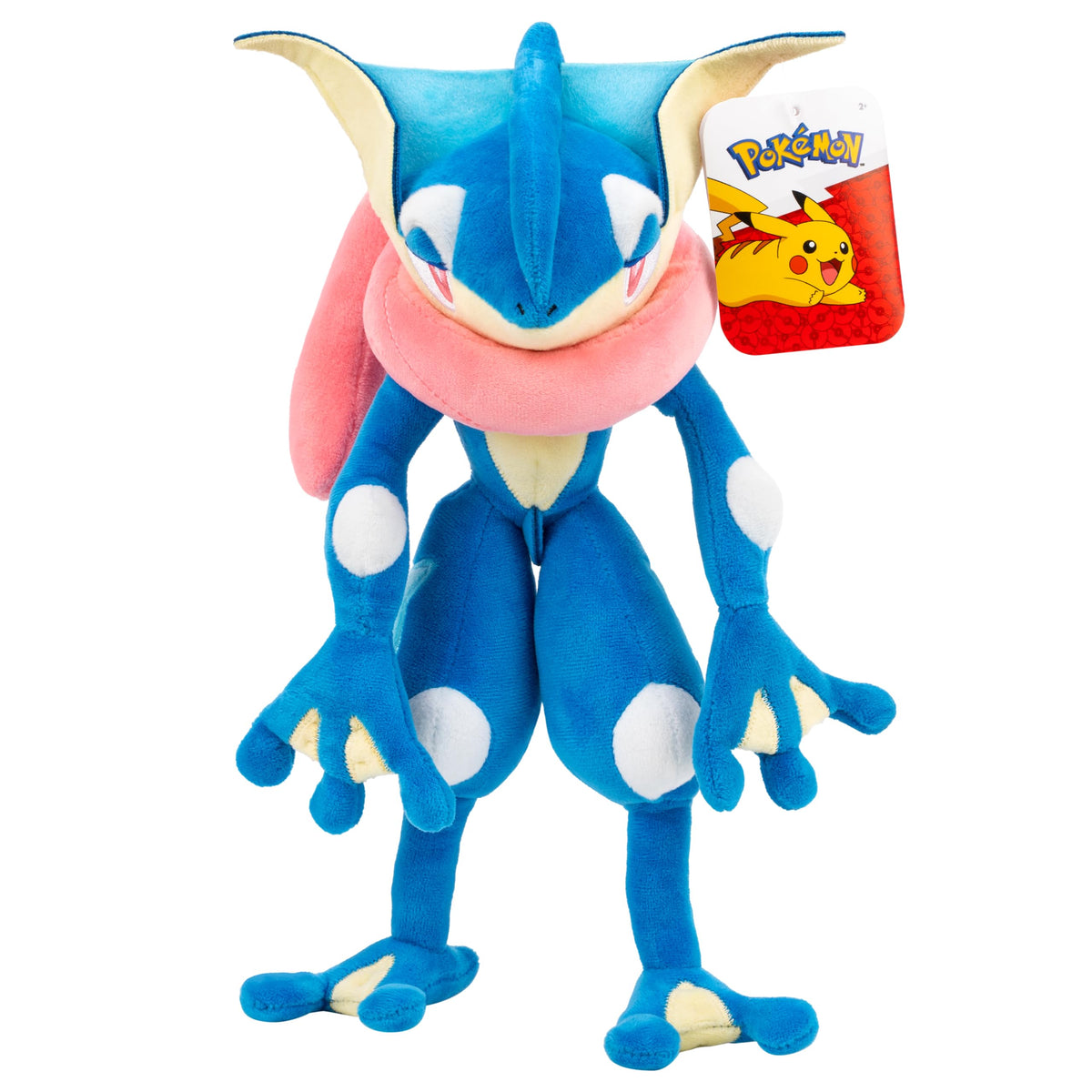 Jazwares Greninja plush authentic details promote display-worthy Pokemon collection