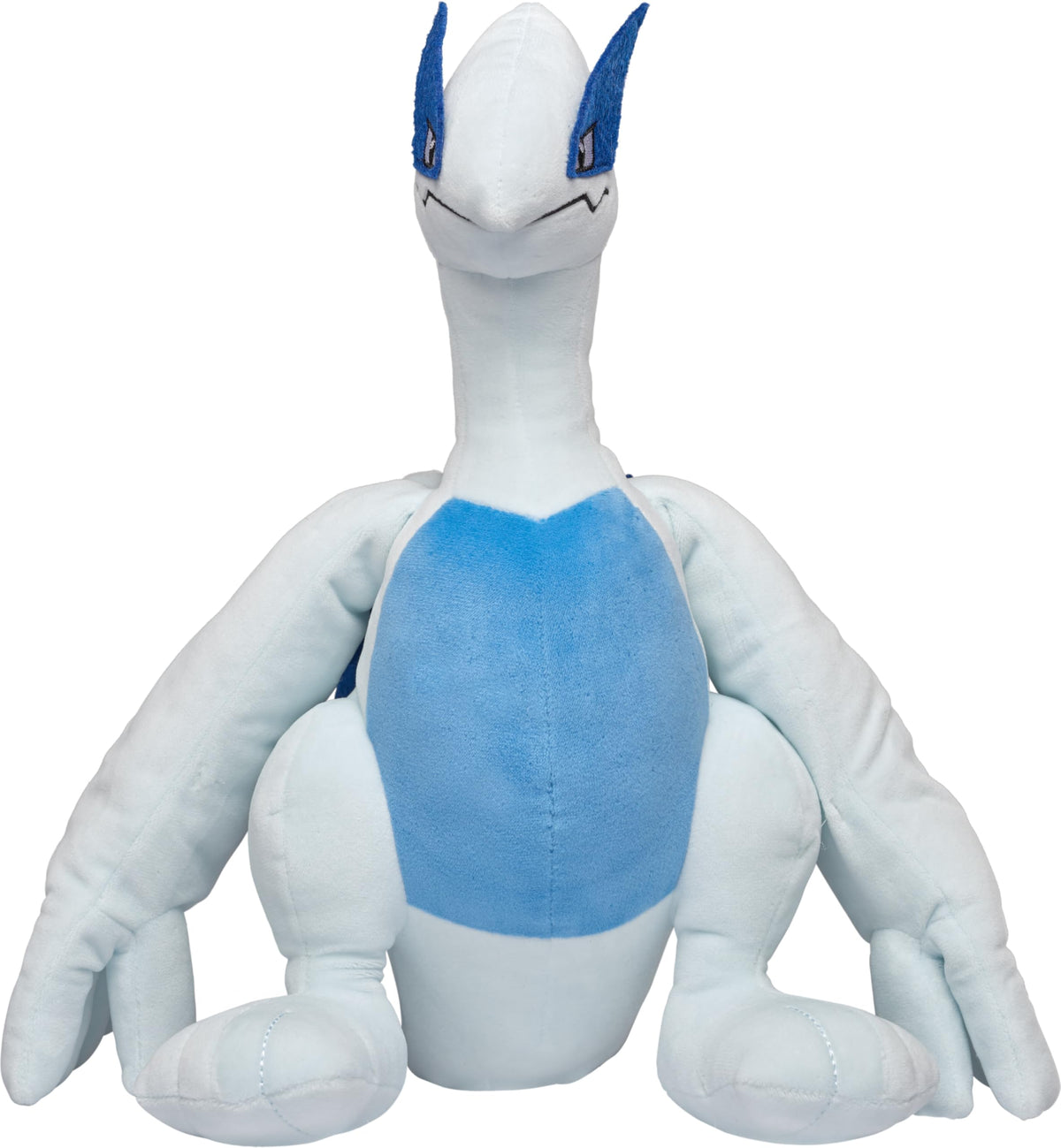 Jazwares Pokemon Lugia plush 12-inch front view ideal for cuddling and display