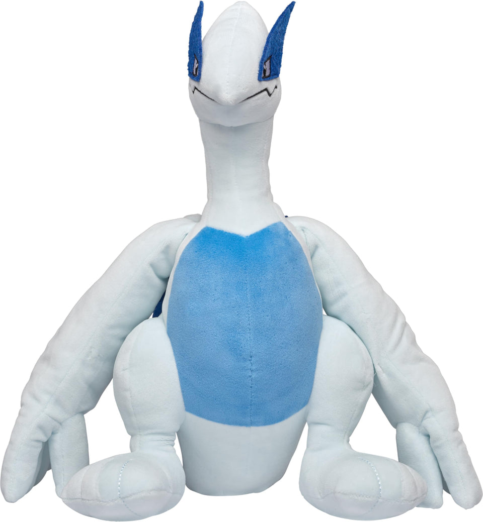 Jazwares Pokemon Lugia plush 12-inch front view ideal for cuddling and display