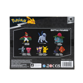 Jazwares Pokemon Select Eevee Evolution Pack – Flareon figure with unique finishes for collectible display.