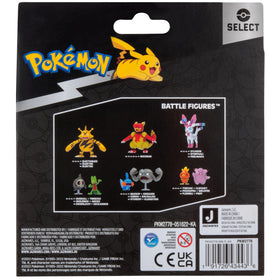 Jazwares Pokemon Select Evolution display trio shown together for collection.