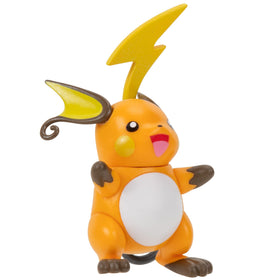 Jazwares Pokemon Select Evolution Raichu 3-inch figure front view with articulated limbs.