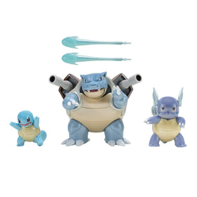 Jazwares Pokémon Select Evolution Squirtle 2-inch figure for display and imaginative play.
