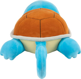 Jazwares Squirtle plush close-up shows soft material for cozy naps and play.