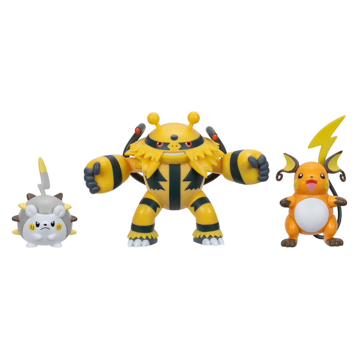 Jazwares Pokemon Togedemaru 2-inch figure ready for quick posing play.