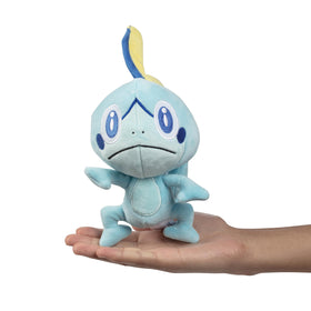 Jazwares Sobble Plush packaging emphasizes gift-ready Pokémon charm.