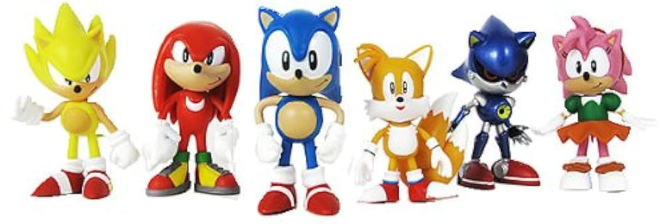 Jazwares Sonic Multi Pack Knuckles figure for display collection.