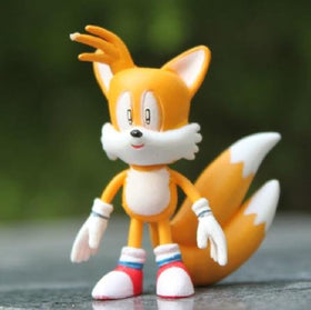 Jazwares Sonic Multi Pack Tails figure for desk display.