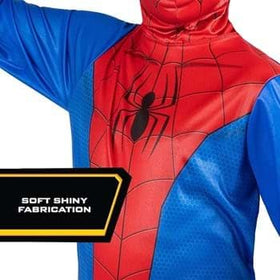 Jazwares Spider-Man web pattern close-up emphasizes bold print and style.