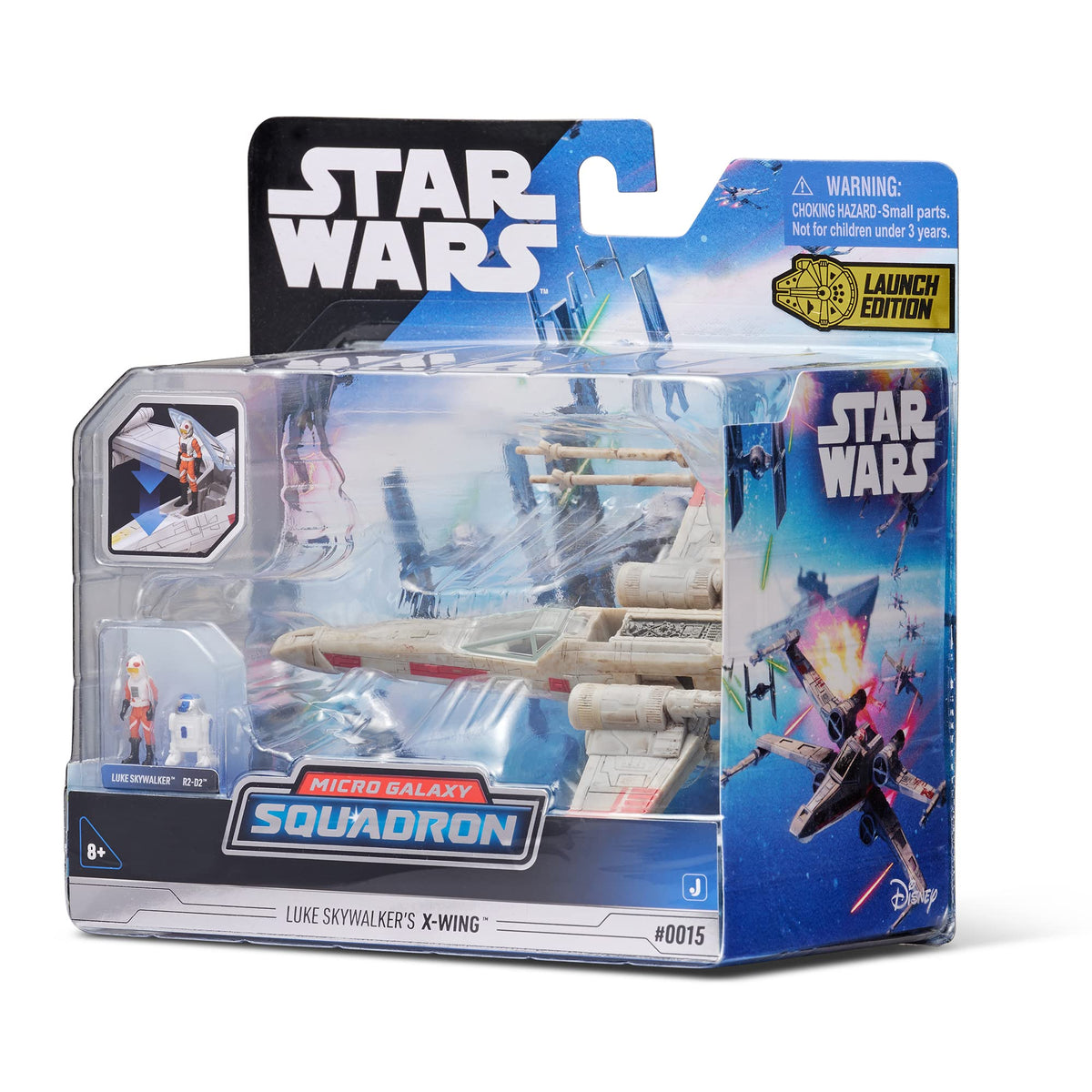Authentic 5-inch X-Wing with detailed paint and decals from Jazwares Star Wars line.