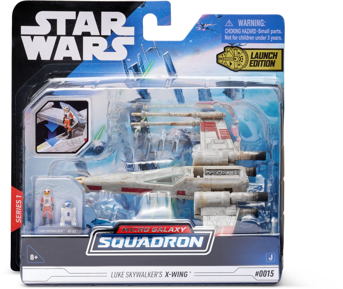 Star Wars Luke Skywalker micro figure included for action-packed play.