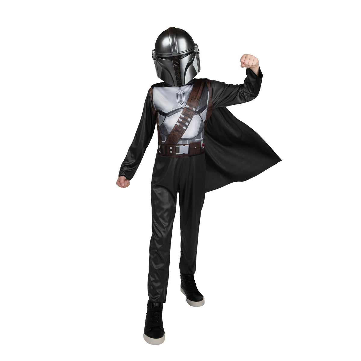 Jazwares Star Wars Mandalorian costume small back view with detailed armor