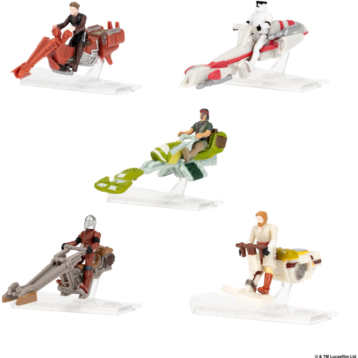 Jazwares Star Wars MGS BARC Speeder with Sidecar for Clone Trooper missions.
