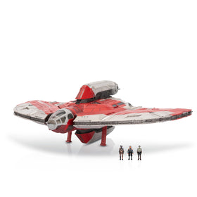 Jazwares Star Wars Ahsoka Tano T-6 Shuttle opening cockpit for imaginative adventures.