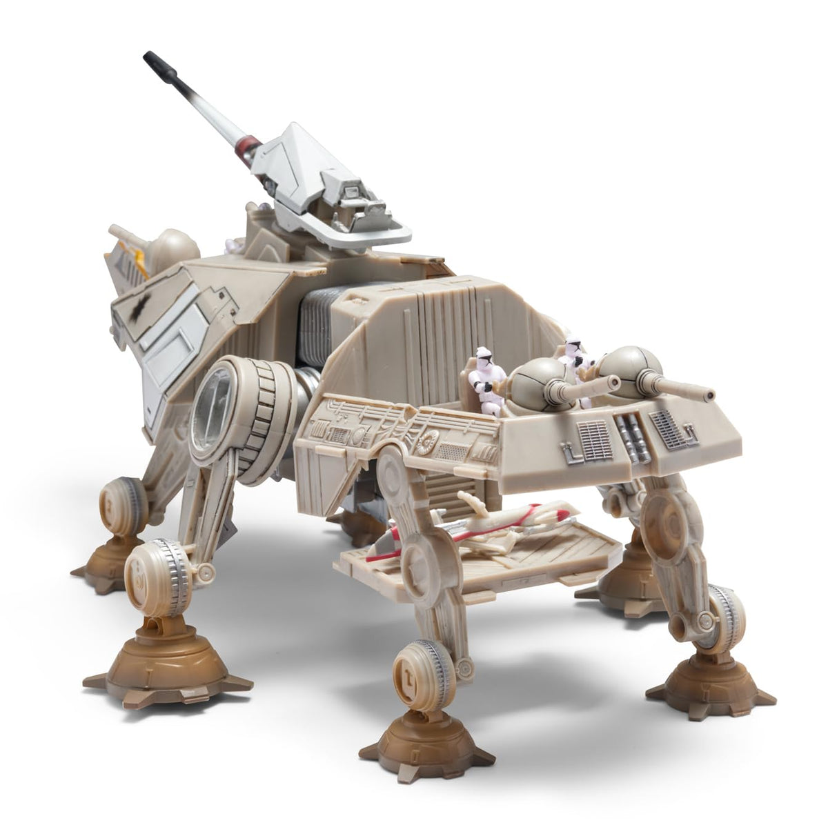 Jazwares Star Wars Micro Galaxy AT-TE walker with detailed 9-inch chassis for immersive play.