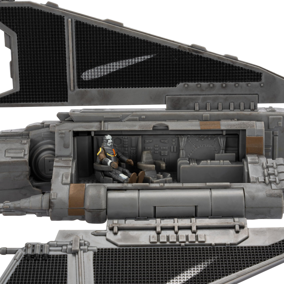 Jazwares Star Wars Hunter micro figure enables team play during quick missions.