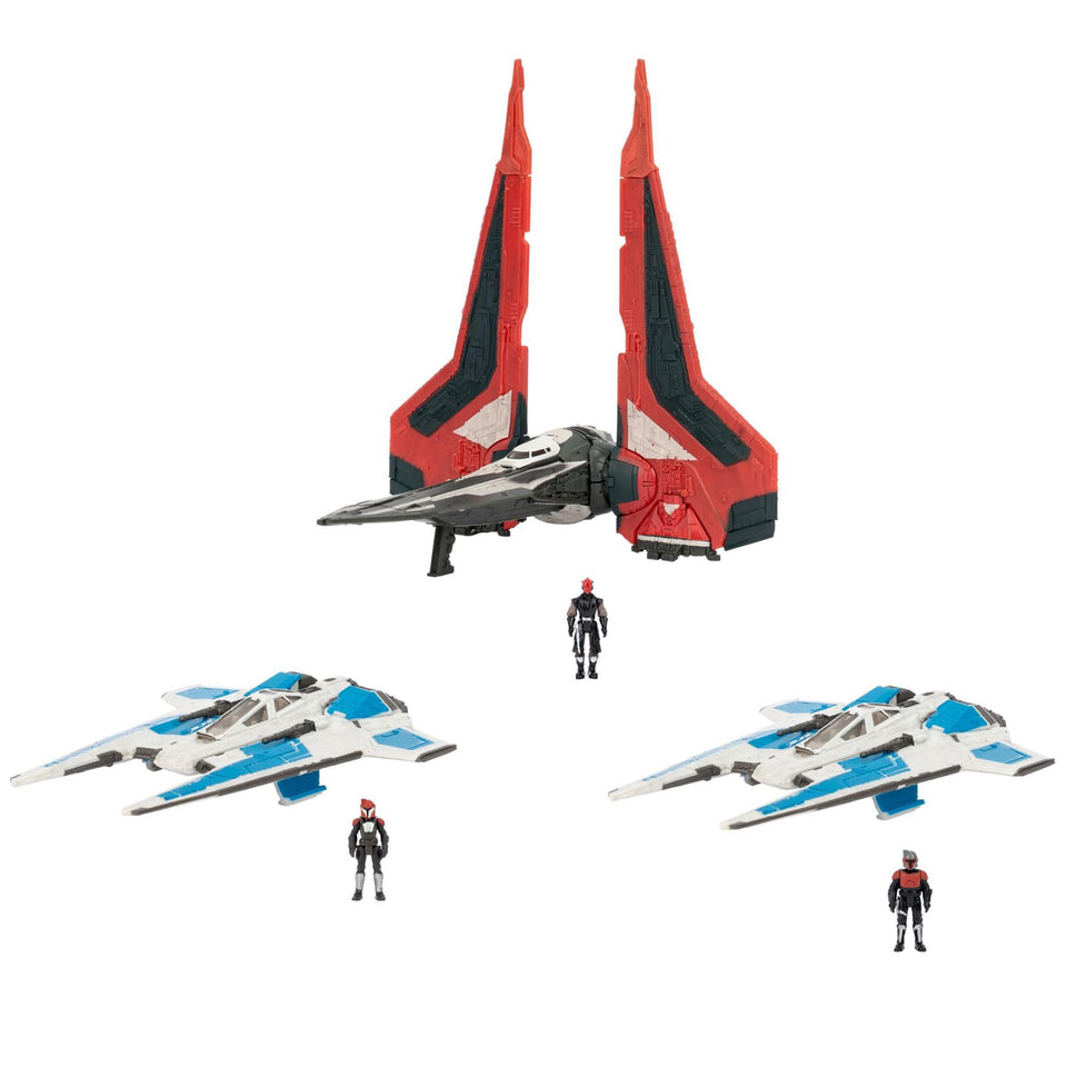 Jazwares Star Wars Maul Nightbrother Fighter front view for action play