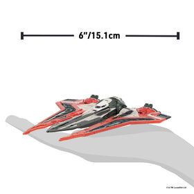 Jazwares Star Wars Shadow Collective Fang Fighter side profile for dynamic flight play