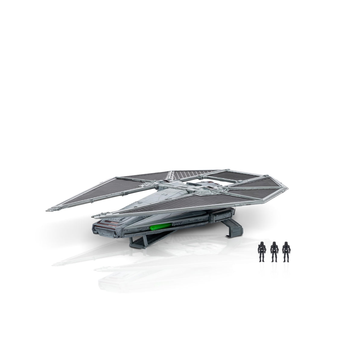 Jazwares Star Wars Micro Galaxy TIE Reaper front view with authentic scale details for display