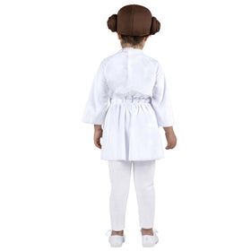 Jazwares Star Wars Princess Leia foil belt detail for authentic look.