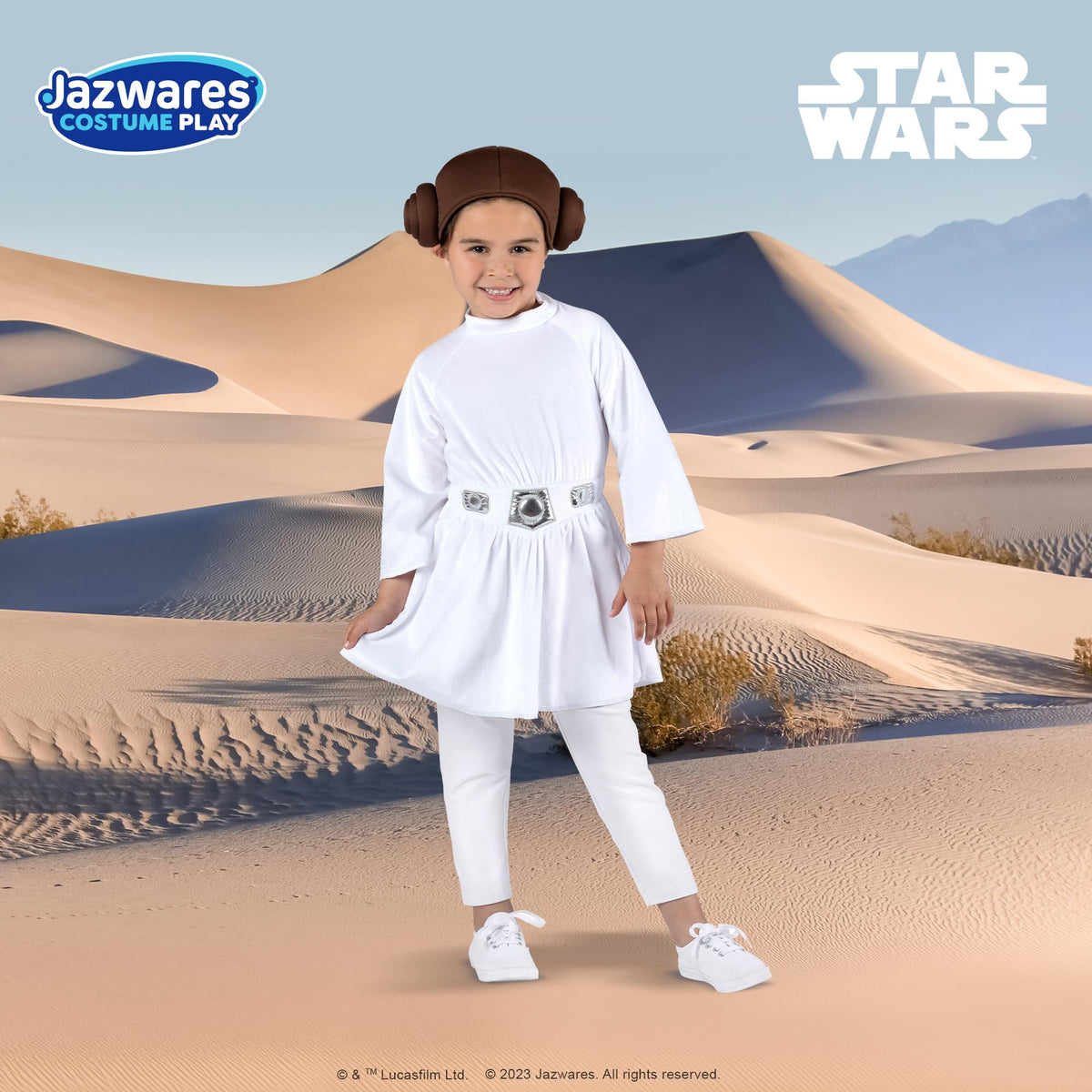 Jazwares Star Wars Princess Leia headpiece showing buns-inspired design.