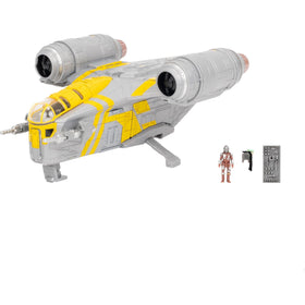 Jazwares Razor Crest cockpit opening enhances quick action play