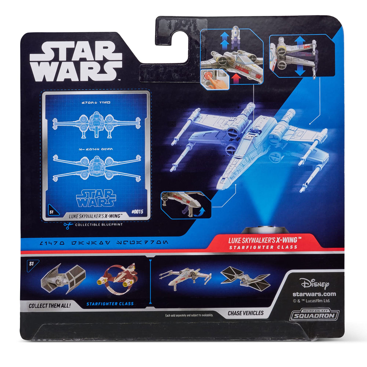 Part of the Galaxy to Collect Starfighter Class for collectors and display.