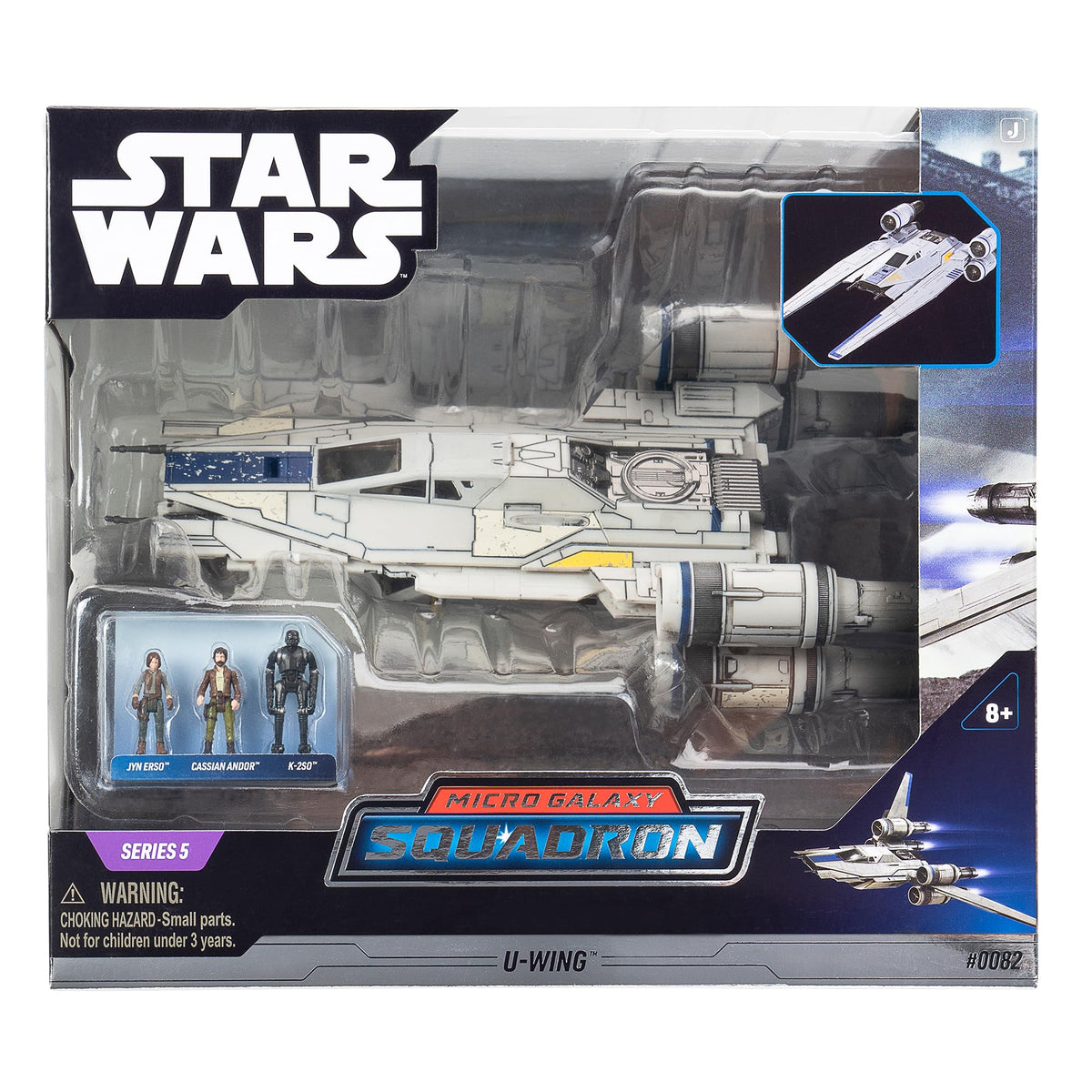 Jazwares U-Wing retractable landing gear enhances authentic mobility