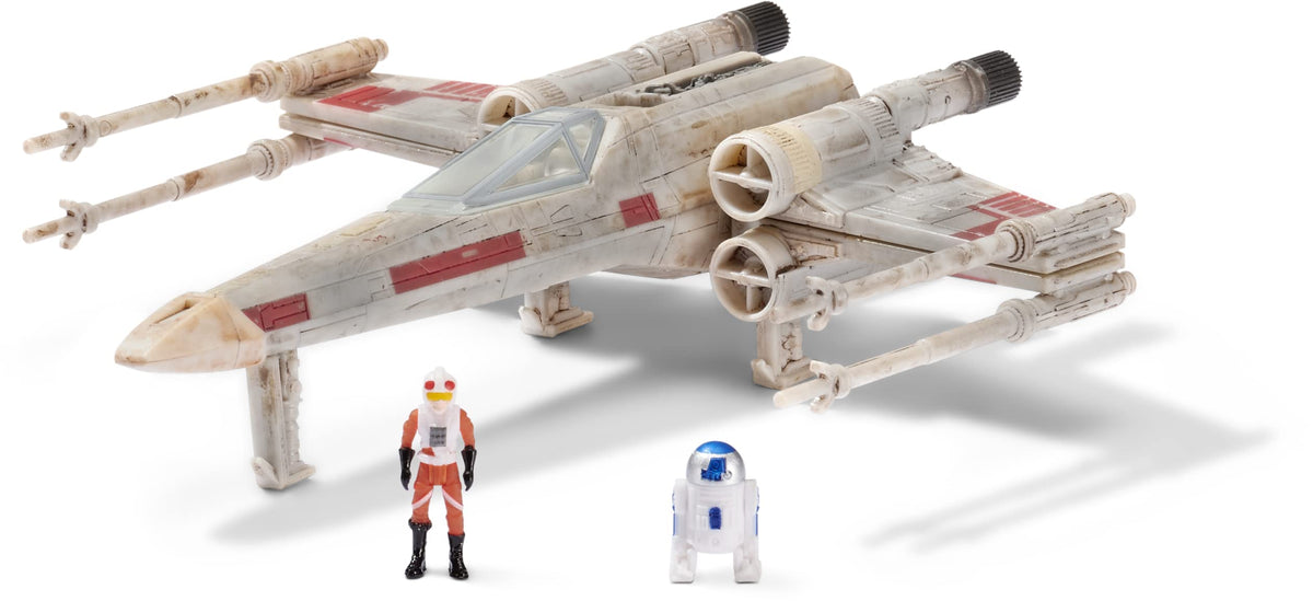 Jazwares Star Wars X-Wing vehicle front view, ideal for imaginative space battles.