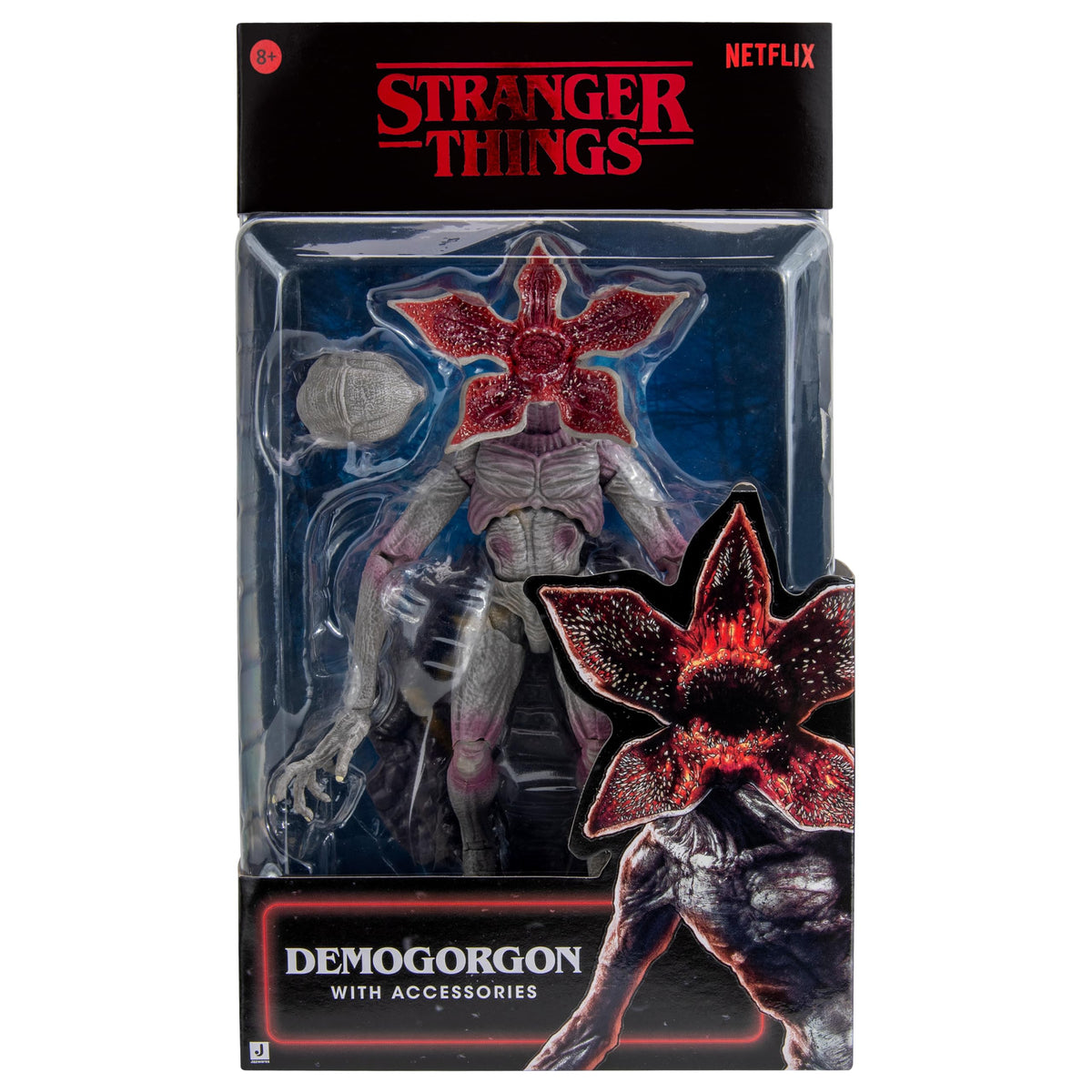 Jazwares Stranger Things Demogorgon figure 6-inch displays well for collection and posing.