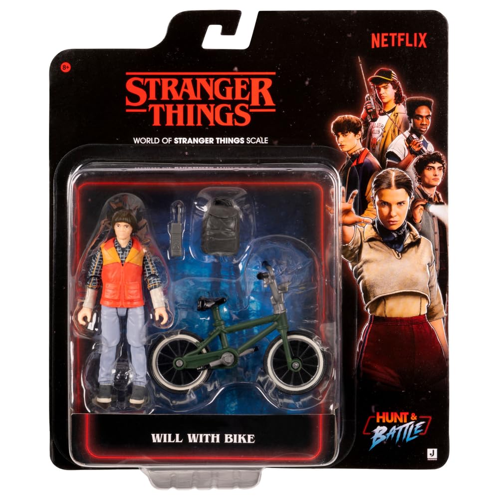 Jazwares STRT0108 Stranger Things figure—front view for display and collection.