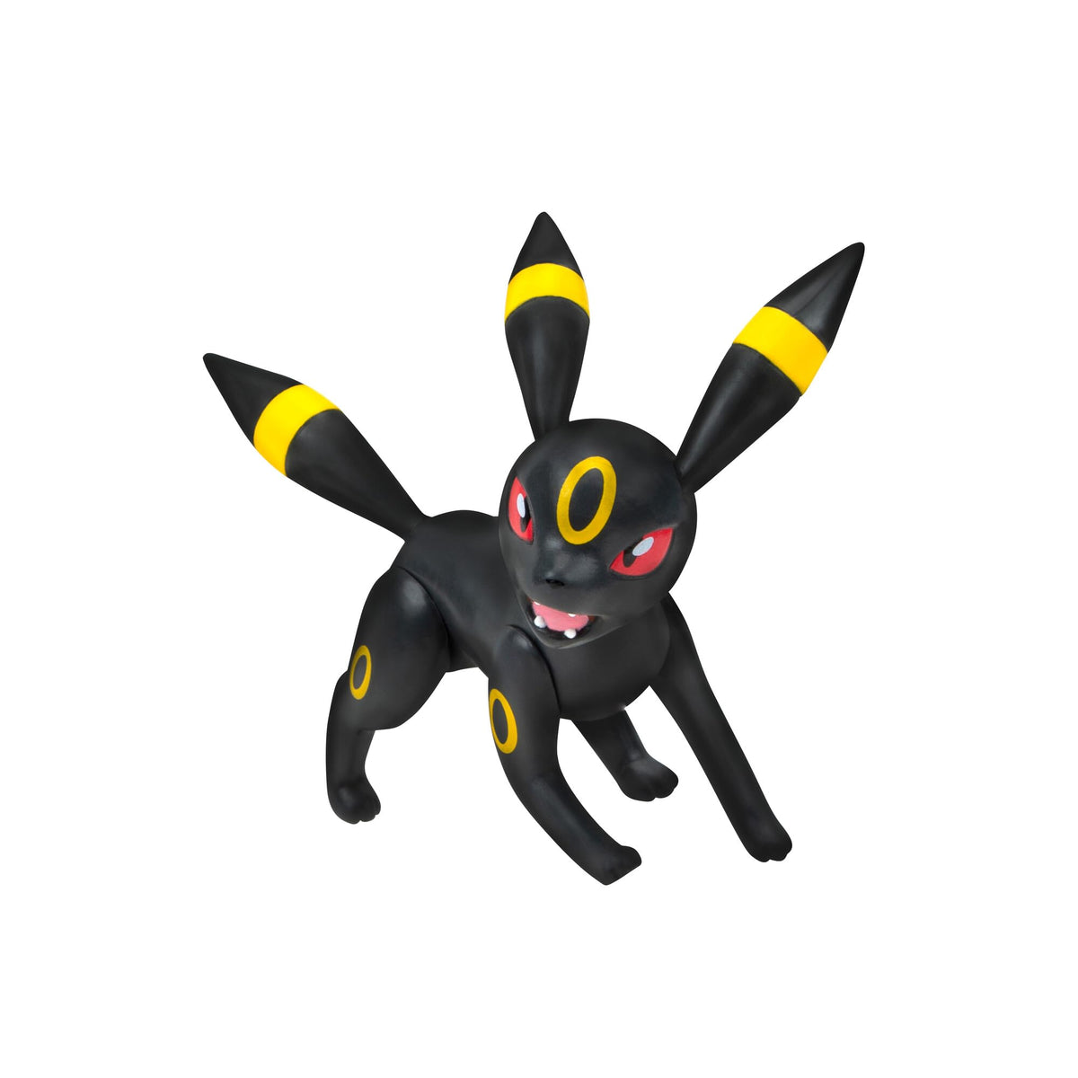 Jazwares Umbreon poseable head and legs for expressive display and imaginative play