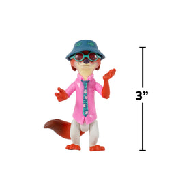 Jazwares Zootopia 2 Nick Wilde undercover figure for role play adventures.